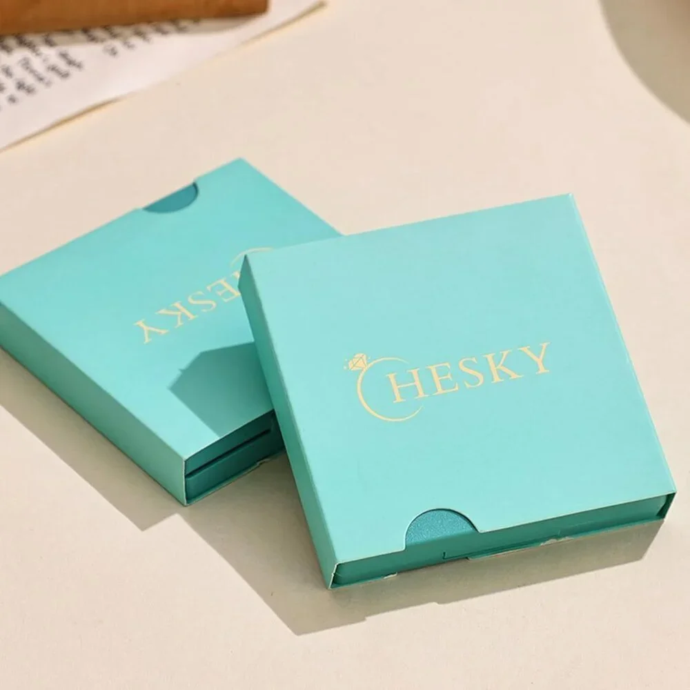 14K Gold  pearl-gd Plated Chunky Layered Necklace | Paperclip Herringbone Chain - Picture 7 of 7